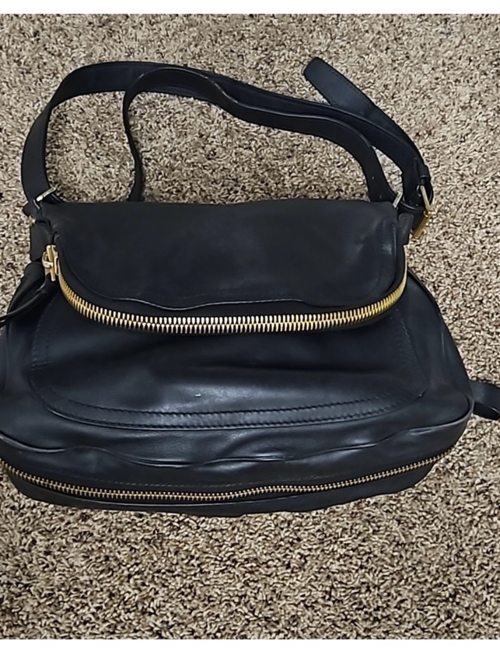 Tom Ford Black Leather Smooth Jennifer bag